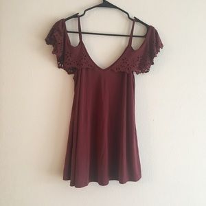 Cold Shoulder Tank/Shirt